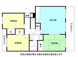 間取図画像 3LDK