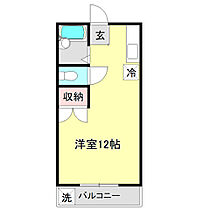 クラウン朝倉 302 ｜ 高知県高知市朝倉南町（賃貸マンション1R・3階・23.19㎡） その2