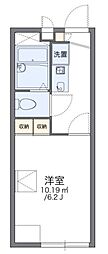 レオパレスROUTE17 1Kの間取図画像