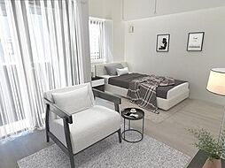 プライマル両国イースト 2階ワンルームのリビング/ダイニング