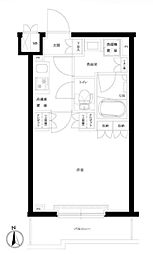 ルーブル川崎宮前平 1Kの間取図画像