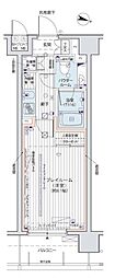 メインステージ滝野川桜通り 1Kの間取図画像