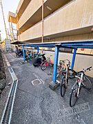 屋根付き駐輪場が嬉しいです♪♪