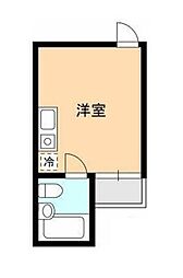 TOPルーム新宿 ワンルームの間取図画像