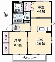 シャーメゾン西平原　Ａ棟 A0201 ｜ 山口県宇部市西平原４丁目2-42（賃貸アパート2LDK・2階・50.04㎡） その2