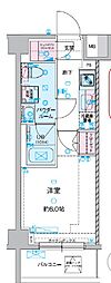 ジェノヴィア谷塚 310 1Kの間取図画像