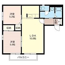 ウエスト　ジュネス 00203 ｜ 埼玉県所沢市中新井１丁目828（賃貸アパート2LDK・2階・54.24㎡） その2