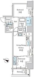 PARKAXIS神保町 2LDKの間取図画像