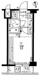 ワコーレ花小金井 3階ワンルームの間取り