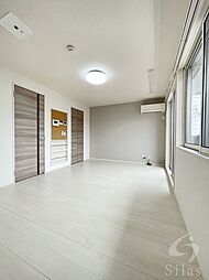 近鉄南大阪線 針中野駅 徒歩4分の賃貸アパート 2階ワンルームのリビング/ダイニング