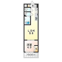 AND TERRACE 文の里 2階/-