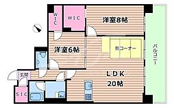 シャーメゾン エフ オーキッド 大阪城 6階/-