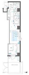 ZOOM信濃町 1LDKの間取図画像