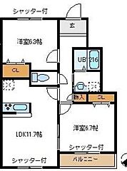 物件の間取り