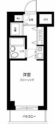 ライオンズマンション蒲田第3 ワンルームの間取図画像