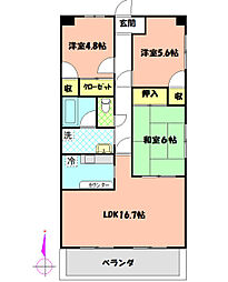アネックス・S 3LDKの間取図画像