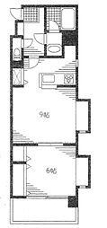 COMFORTTERRACE 1LDKの間取図画像