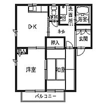 Ｌｅ　ＤｅｐａｒｔII（ル・デパールII） 0101 ｜ 大阪府箕面市半町２丁目2-24（賃貸アパート2DK・1階・50.60㎡） その2