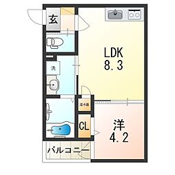 近鉄けいはんな線 吉田駅 徒歩7分 1階/-