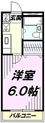 タウンプレジオ 1Kの間取図画像