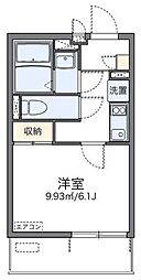 レオネクストグランステラ 3階1Kの間取り