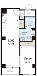 リブリオータムストーリー 1LDKの間取図画像