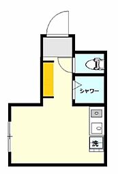 アーバンプレイス笹塚2 ワンルームの間取図画像