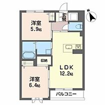 ベレオ新屋敷 302 ｜ 福島県郡山市新屋敷１丁目5（賃貸マンション2LDK・3階・55.78㎡） その2