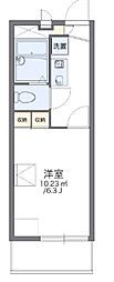 レオパレスツインスターコート1 1Kの間取図画像