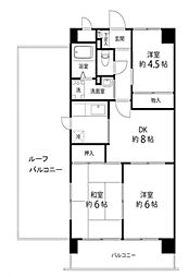 T'sgardenWARABI2 3DKの間取図画像