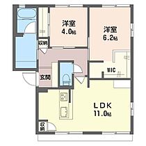 ラフォーレ福富II　Ｂ 00105 ｜ 栃木県足利市福富町1112-1（賃貸アパート2LDK・1階・54.81㎡） その2