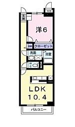 グランパレ 1LDKの間取図画像