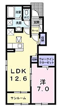 エクセレンテ久留米みづま 105 ｜ 福岡県久留米市三潴町福光487-2（賃貸アパート1LDK・1階・50.08㎡） その2