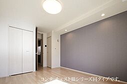 ヴィラ かすみ 3階1Kのリビング/ダイニング