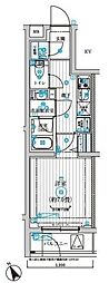 調布市上石原1丁目マンション 1Kの間取図画像