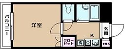 Ａｉｆｏｒｔ立川 2階1Kの間取り