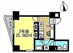 プラトリエ北新宿 1Kの間取図画像