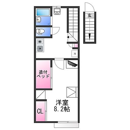 レオパレス仲_間取り_0
