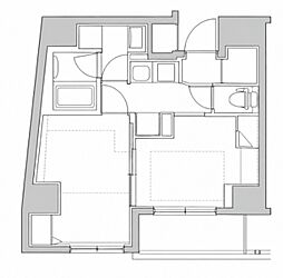アイル押上ノルドドゥーエ 2Kの間取図画像