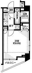 プレール・ドゥーク板橋区役所前 1Kの間取図画像