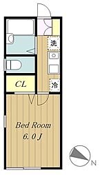 EMOHRUO 1Kの間取図画像