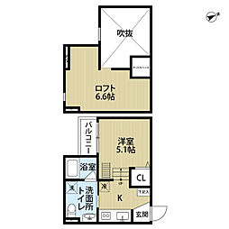 おおさか東線 JR長瀬駅 徒歩5分の賃貸アパート 1階1Kの間取り