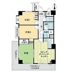 ライオンズマンション伊勢原第3 3LDKの間取図画像