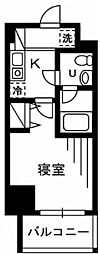 プライムアーバン川口 1Kの間取図画像