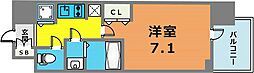 ラヴ神戸三宮 10階1Kの間取り