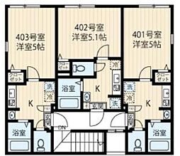 グランクオール南砂町イーストレジデンス 1Kの間取図画像
