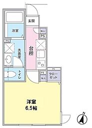クラインホルツ 1Kの間取図画像