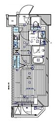 メインステージ東上野 1Kの間取図画像