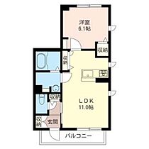 コパカバーナＢ棟 00101 ｜ 千葉県君津市人見1388-1（賃貸アパート1LDK・1階・41.27㎡） その2