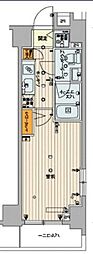 スカイコートパレス明大前 1Kの間取図画像